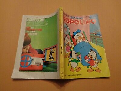 Topolino N° 768 Originale Mondadori Disney Ottimo 1970 Bollini E Cedola