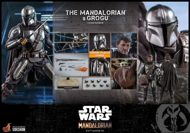 Star Wars: The Mandalorian - The Mandalorian and Grogu 1:6 Scale Hot Toys
