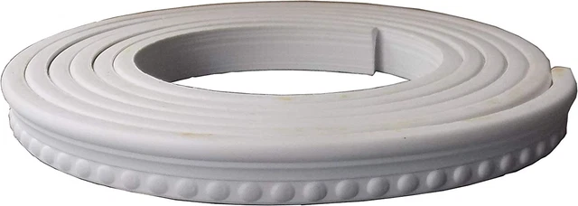 Recorte de moldeo de corona de moldeo flexible para muebles puerta marco de foto 0,85" (2,15C