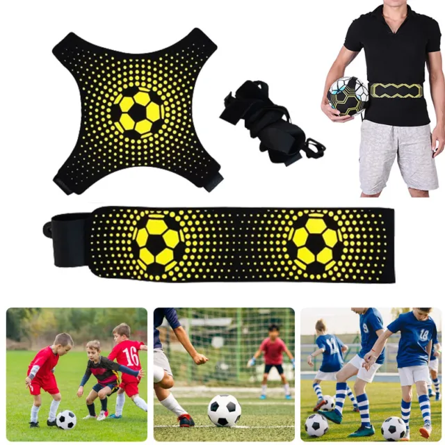 Kids Football Belt Soccer Sports Kick Throw Practice Training Assistance TT