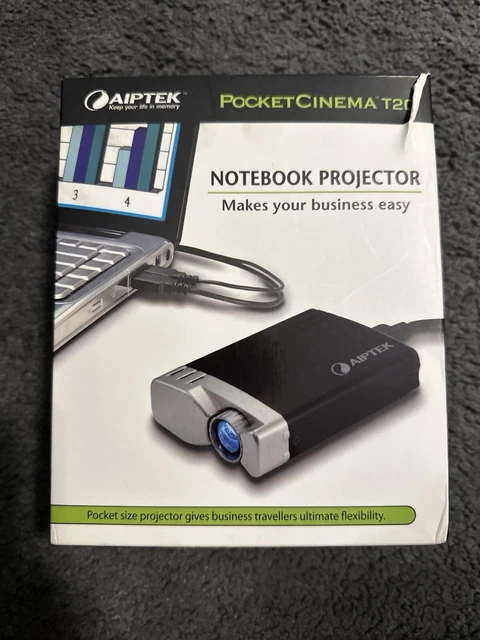 Aiptek Pocket Cinema T20 █▬█ ☀ ▀█▀ Notebook, Notepad, PC, Projektor Business