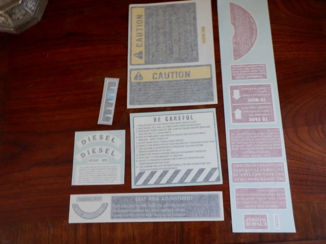 International 656 Tractor Chassis Decals. Vinyl