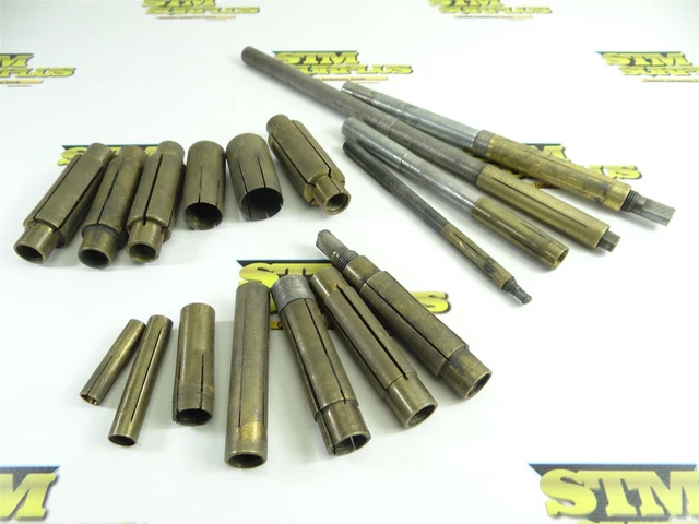 Assorted Brass Barrel Lapping Tools Flexolap Dme 5/16" To 31/32" Diameters