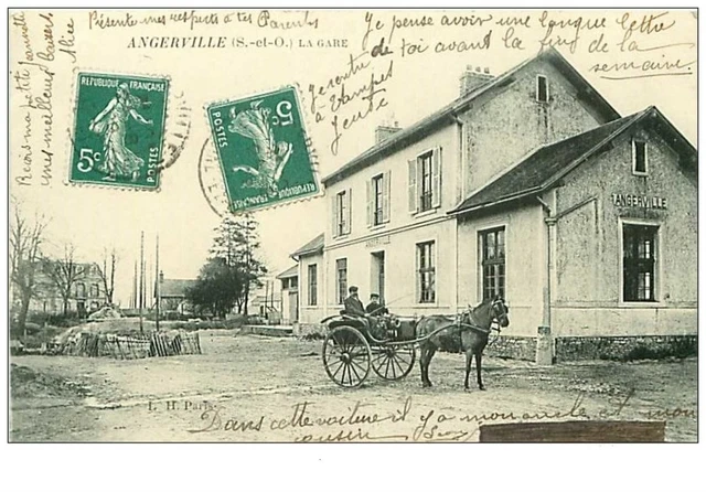 91.ANGERVILLE.n°27.LA GARE