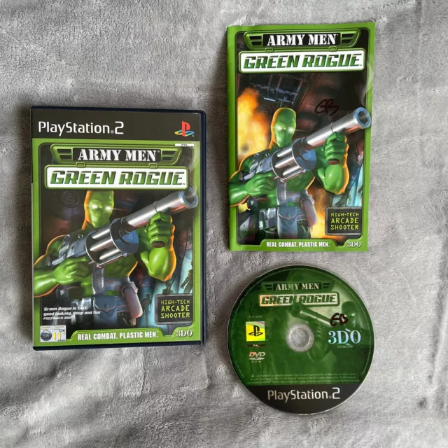 Army Men Green Rogue (PS2) Playstation 2 Game Complete With Manual