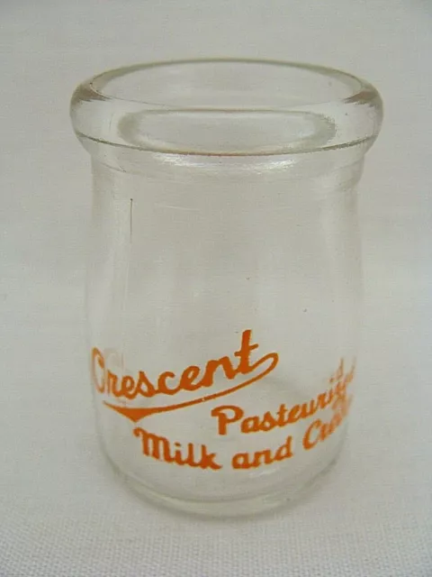 Crescent Pasteurized Milk And Cream Individual Cream Bottle