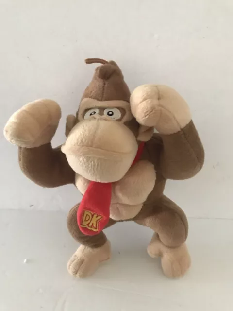 Donkey Kong Plush Nintendo Super Mario Bros 2020 Stuffed Animal Toy 10"