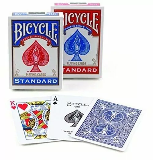 2 Decks Bicycle Card US Standard Playing Cards Red & Blue Made In USA