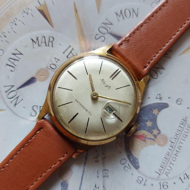 Orologio Uomo Kienzle Antimagnetic Vintage Men Watch Made In Germany Oro/Gold Pl