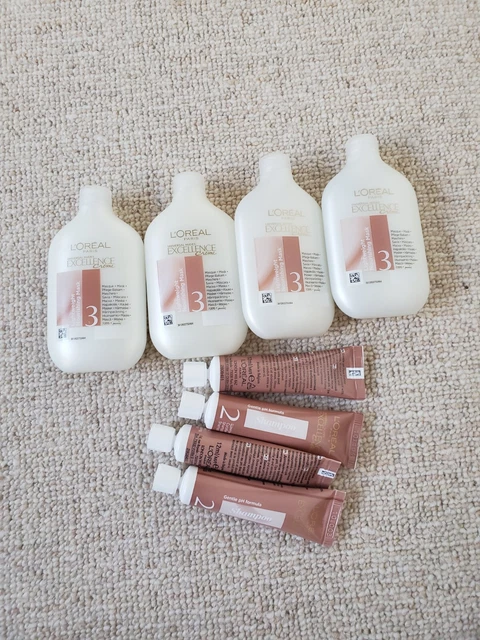 LOREAL PARIS EXCELLENCE creme lightweight nourishing mask x 4 and ...