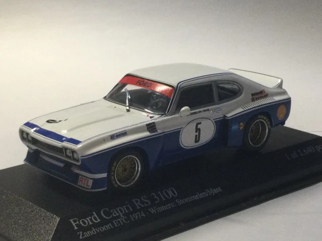 Modèle réduit Ford - Capri Rs 3100 N 5 Etcc Zandvoort 1974 Dieter