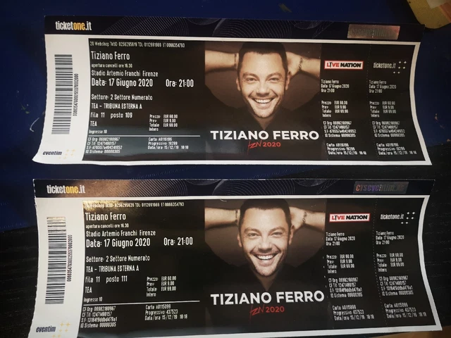 biglietti tiziano ferro