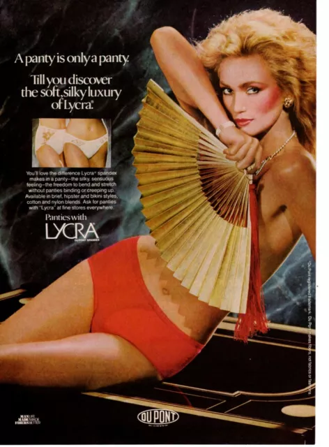 Vintage advertising print Fashion Ad Underwear HANES My Way Caught Dead  Panties