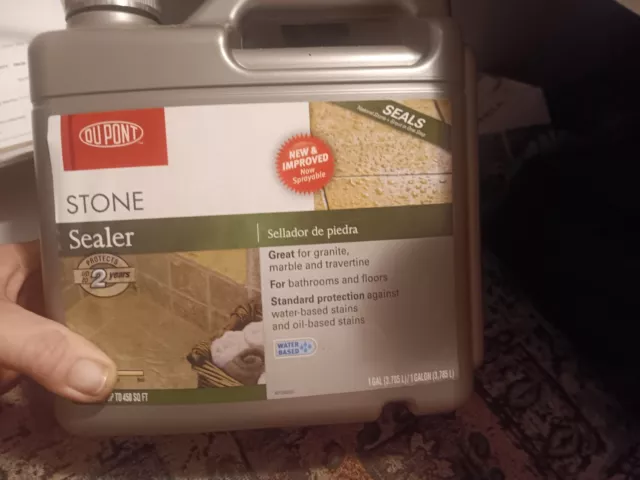 DuPont STONE SEALER Water Based Formula 1 Gal (Covers 450 SF) Granite Marble