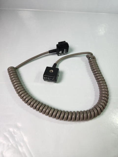 Cavo A Spirale PC Sync - 2.5mm Maschio, Lunghezza 30-100cm, Per Flash Fotografici, Angoli Retti - Foto 3