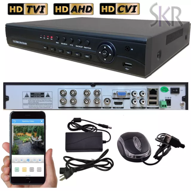 Sikker Standalone 8 Ch Channel Full 1080P 960H DVR Recorder Security System HDMI