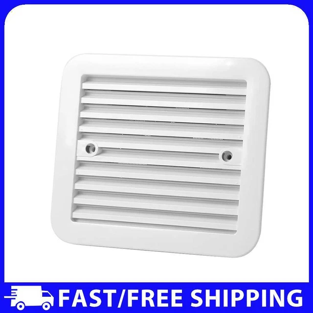 Silent 12V Fridge Vent with Fan for RV Trailer Caravan Side Air Ventilation Fan