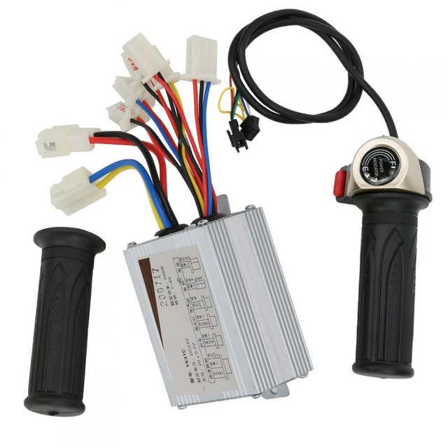 Contrôleur De Brosse 24V 500W Avec écran LCD Avec Kit Poignée D'accélérateur