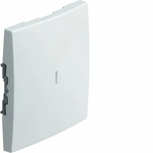 HAGER WK781B - 1 Touche Kallysta à voyant - coloris Blanc Névé