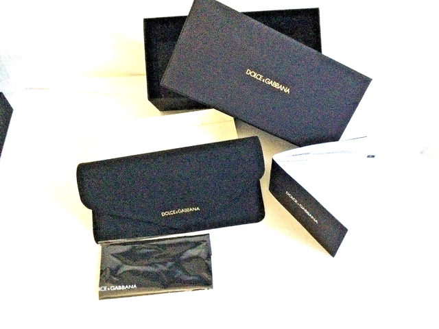 DOLCE GABBANA Étui Lunette+boite rangement/bijou+ microfibre