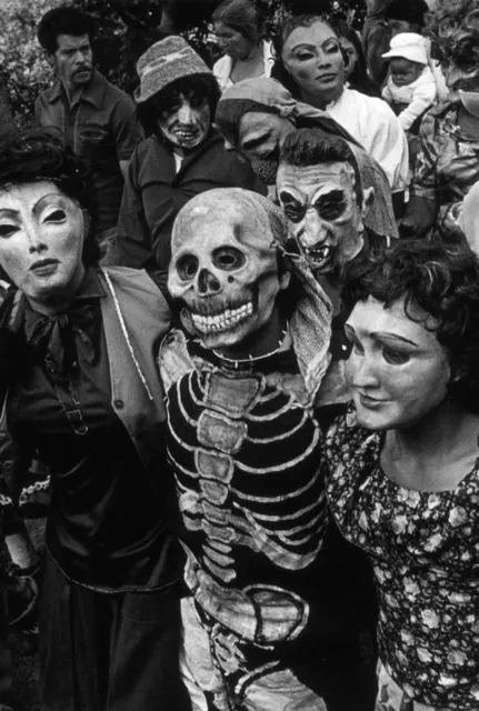Vintage Creepy Halloween Masks Photo 1638b Oddleys Strange & Bizarre