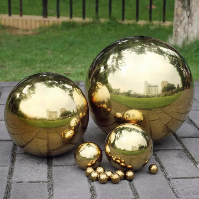 Ornamenti da giardino per esterni con sfera a specchio in acciaio inossidabile