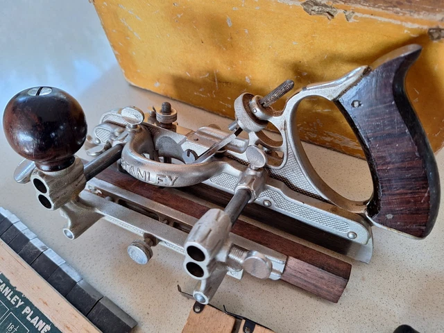 Exceptional Stanley Sweetheart USA No 45 Combination Wood Plane Complete