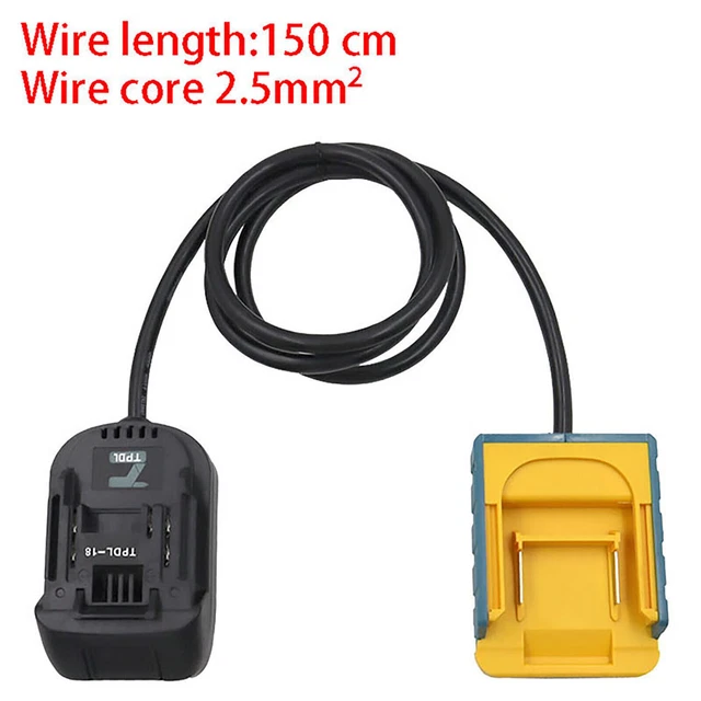 Makita battery to online cord adapter
