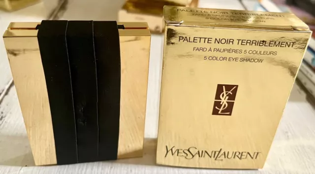 Palette Noir Terriblement 5 ombres paupières YSL Yves St Laurent édition limitée