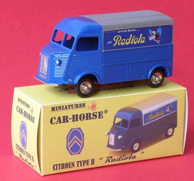 CAR-HORSE CITROEN TYPE h hy police cellulaire style Dinky JRD CIJ fin