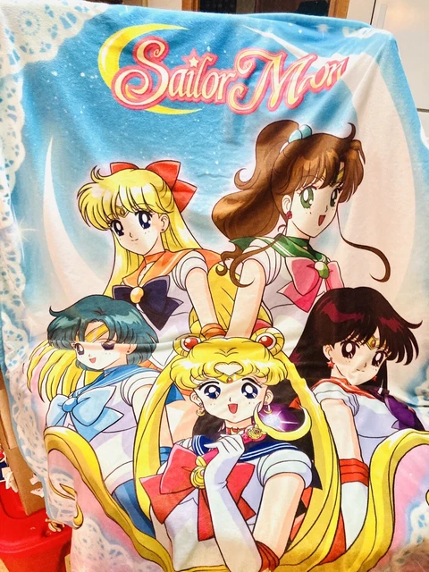Sailor Moon Anime Throw Blanket 5ftX4ft Polyester
