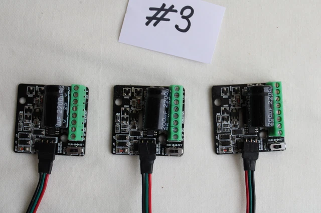 3X GAUGEMASTER BPDCC81 Digital point motor decoder for Solenoid point ...