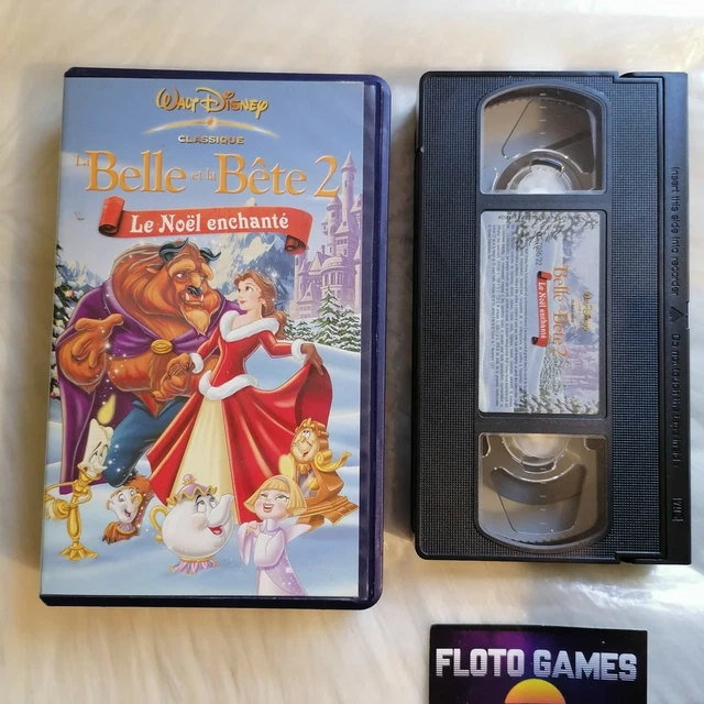 VHS D'ORIGINE FR La Belle et la Bête 2 le Noel Enchanté Disney