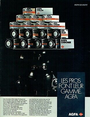 Publicité Advertising 078  1983   Agfa  diapositives agfachrome 200 ASA 
