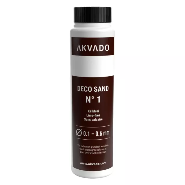 Akvado Deco sand N° 1 Aquariensand Dekosand Aquascaping Bodengrund 500 ml