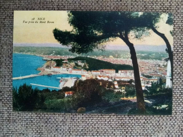 Cpa Nice View Taken From Mont Boron