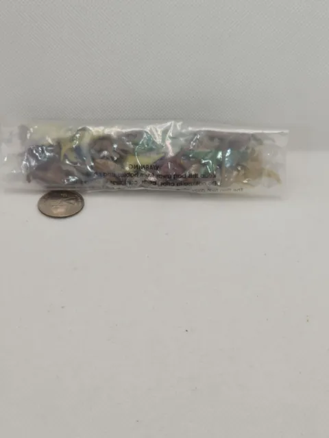 New 20 Stretch Mini Miniature Dinosaur Figures 1" long - Sealed Pack - Age 3+