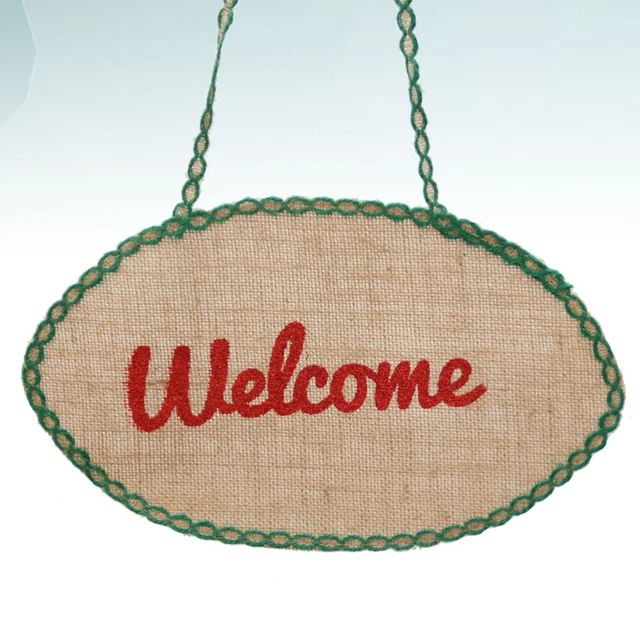 Cartel de bienvenida para el porche pizarra de bienvenida para el hogar