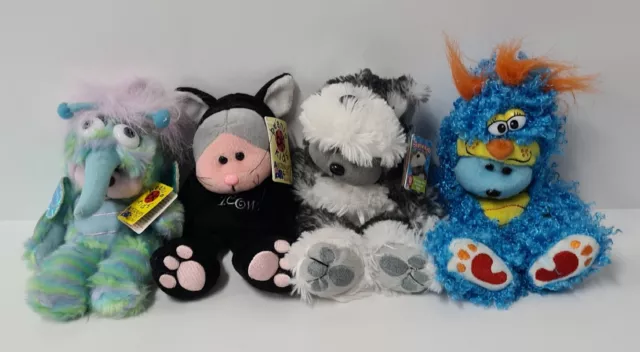 Beanie Kids x4 Bundle Sting Meow Schnapps Clumsy (3 With Tags) Skansen