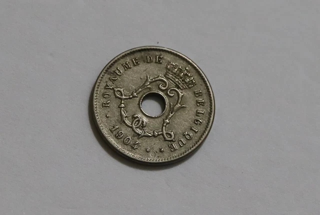 Belgium 5 Centimes 1904 Belgique B46 #Z9433