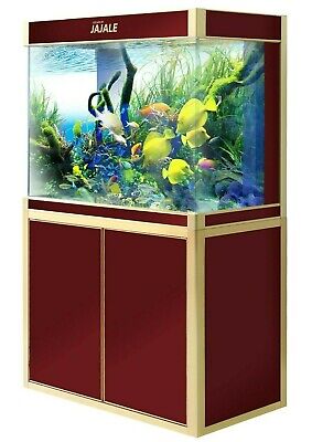 100 Gallon Complete Aquarium Setup Premium Tempered Ultra Clear Glass Fish Tank