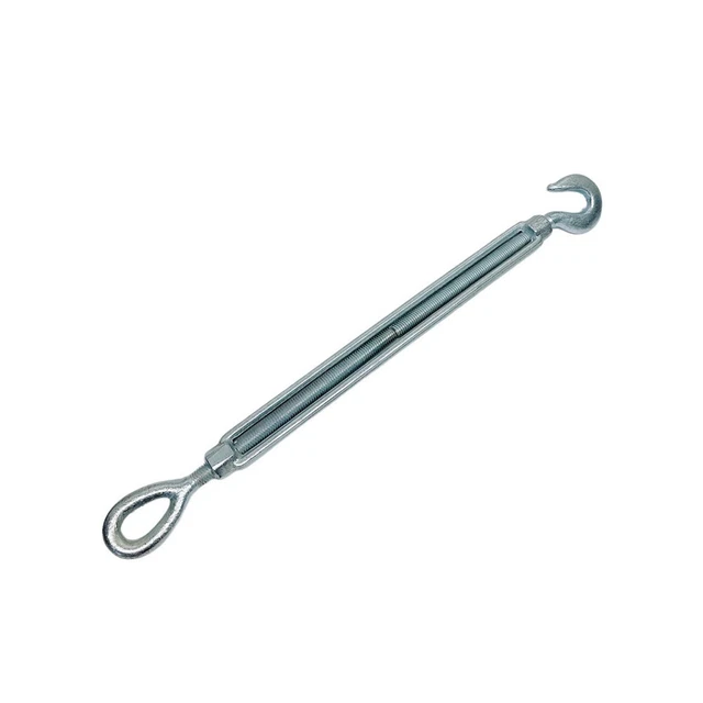 1/2" x 12" Hook Eye Galvanized Turnbuckle Drop Forged 1500 Lb WLL Hook Eye