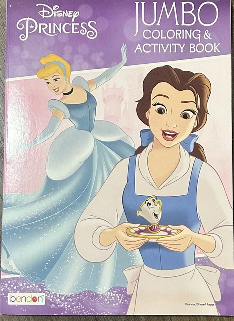 DISNEY PRINCESS JUMBO Coloring & Activity Book $5.99 - PicClick