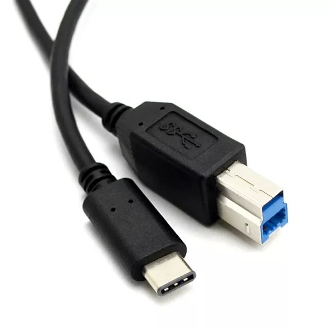 USB 3.1 Type-C USB-C to USB 3.0 Type-B Superspeed Cable Printer Scanner Cord AU