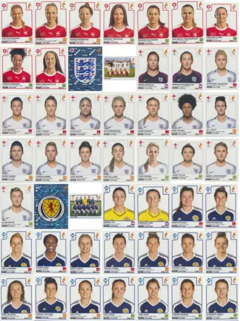 Panini - Frauen EM Euro 2017 - Sticker 246-294 aussuchen