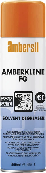 Ambersil 30242 Amberklene Nsf A8 & C1 Reg Bio Solvente Sgrassatore 500 ml confezione da 3