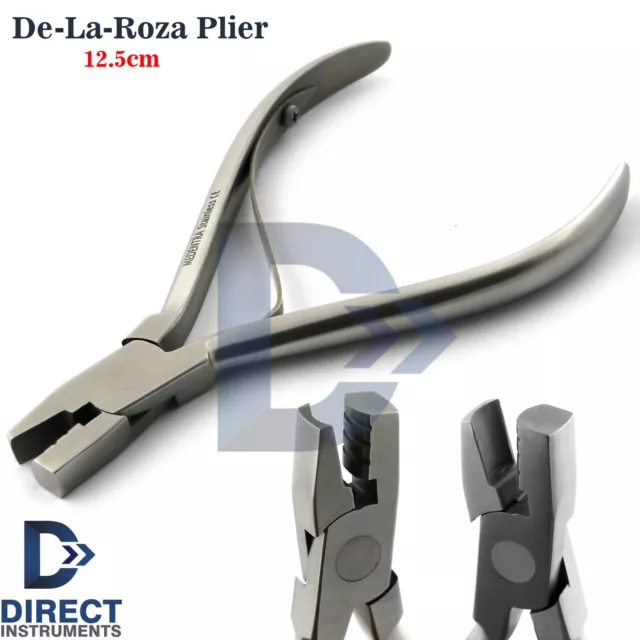 Dental De La Rosa Plier Grooves Orthodontic Contouring Arch Wire Loop Forming CE