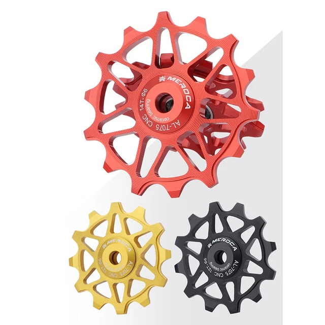 Puleggia Posteriore CNC Per Bici - Cuscinetto Ceramica 12/14T | Leggera Per MTB E Strada - Foto 4