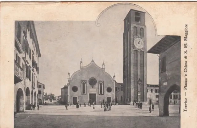 23-23989 - Treviso - Piazza E Chiesa S.m.maggiore Non Viaggiata