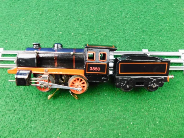 C15 Bing Spur 0  Dampflok 3850 mit Tender schwarz elektrisch